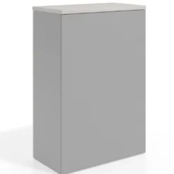 Armario de oficina Basic con puerta cerradura, medida 116x80