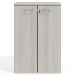 Armario de oficina Basic con puerta cerradura, medida 116x80