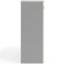 Armario de oficina Basic con puerta cerradura, medida 116x80