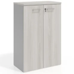 Armario de oficina Basic con puerta cerradura, medida 116x80