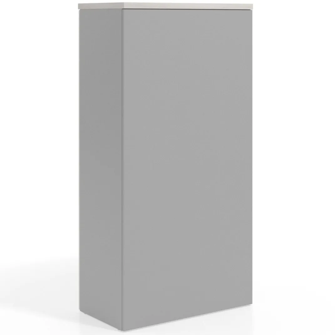 Armario de oficina Basic, medida 155x80cm con puerta
