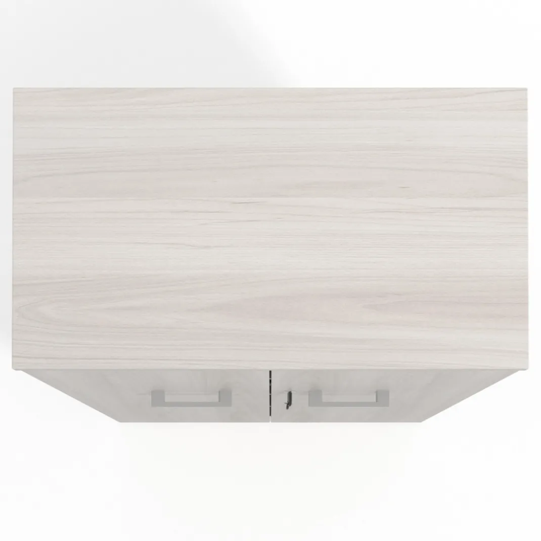 Armario de oficina Basic, medida 155x80cm con puerta