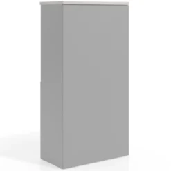 Armario de oficina Basic, medida 155x80cm con puerta baja