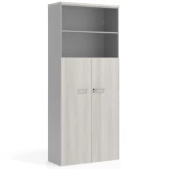 Armario de oficina Colors con puerta + estantes, medida 236x100