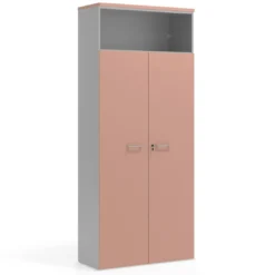 Armario de oficina Colors con puerta+ repisa, medida 236x100