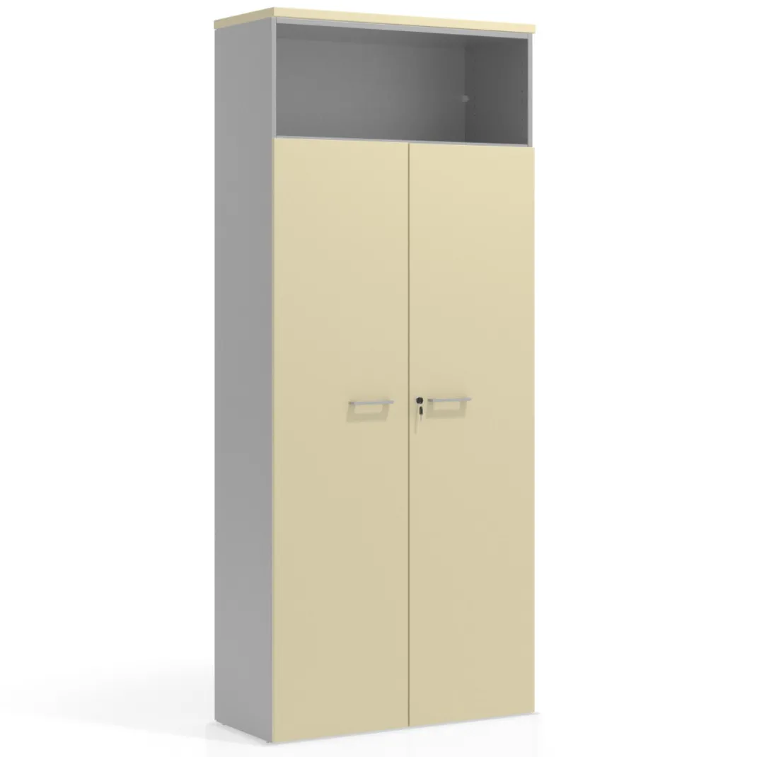 Armario de oficina Colors con puerta+ repisa, medida 236x100