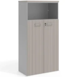 Armario de oficina Colors con puerta mediana, medida 155x80