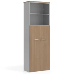 Armario de oficina Colors con puerta + estantes, medida 236x80