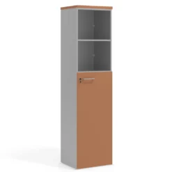 Armario de oficina Colors con puerta mediana, medida 193x50