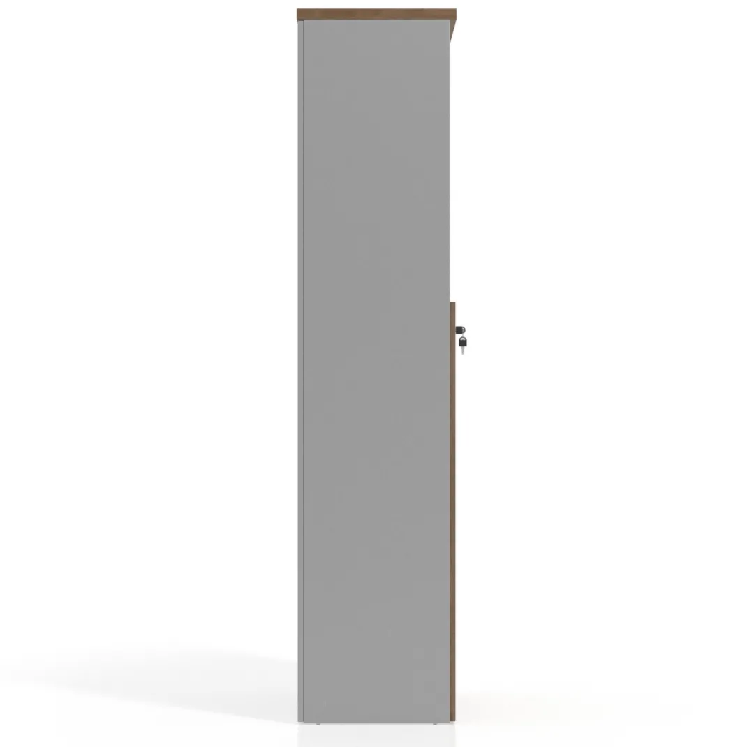 Armario de oficina Colors con puerta mediana, medida 193x50