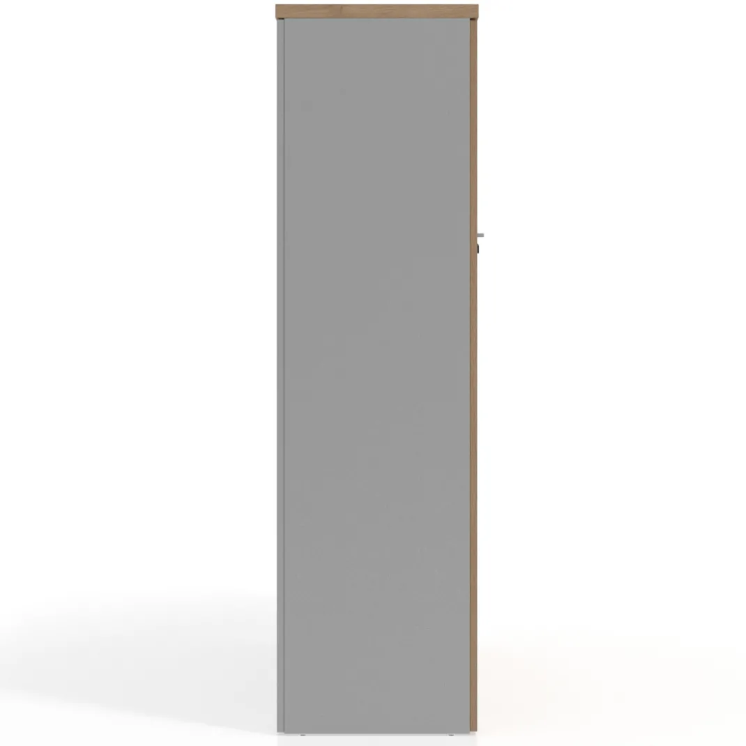 Armario de oficina Colors con puerta alta, medida 155x100