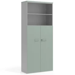 Armario de oficina Colors con puerta + estantes, medida 236x100