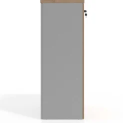 Armario de oficina Colors con puerta cerradura, medida 116x50
