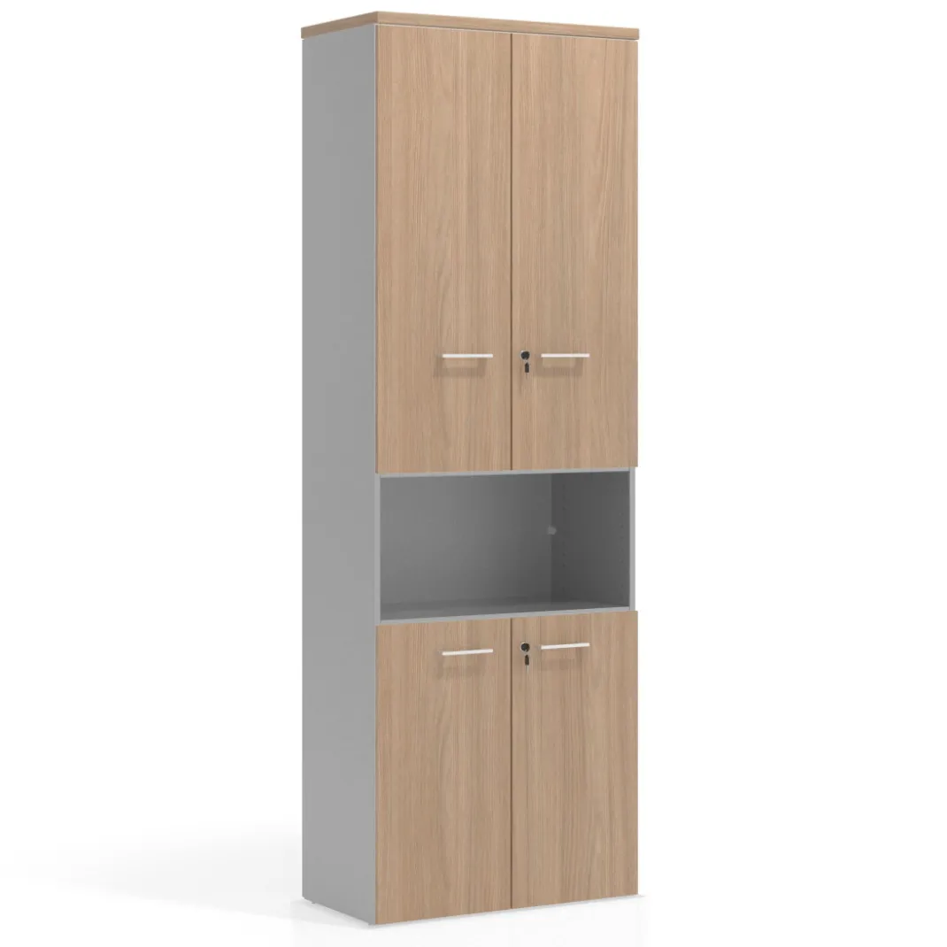 Armario de oficina Colors con doble puerta, medida 236x80