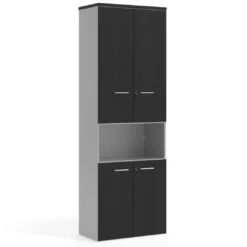 Armario de oficina Colors con doble puerta, medida 236x80