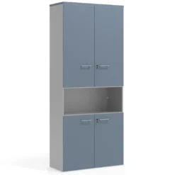 Armario de oficina Colors con doble puerta, medida 236x100