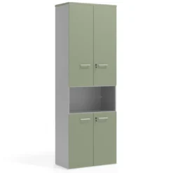 Armario de oficina Colors con doble puerta, medida 236x80