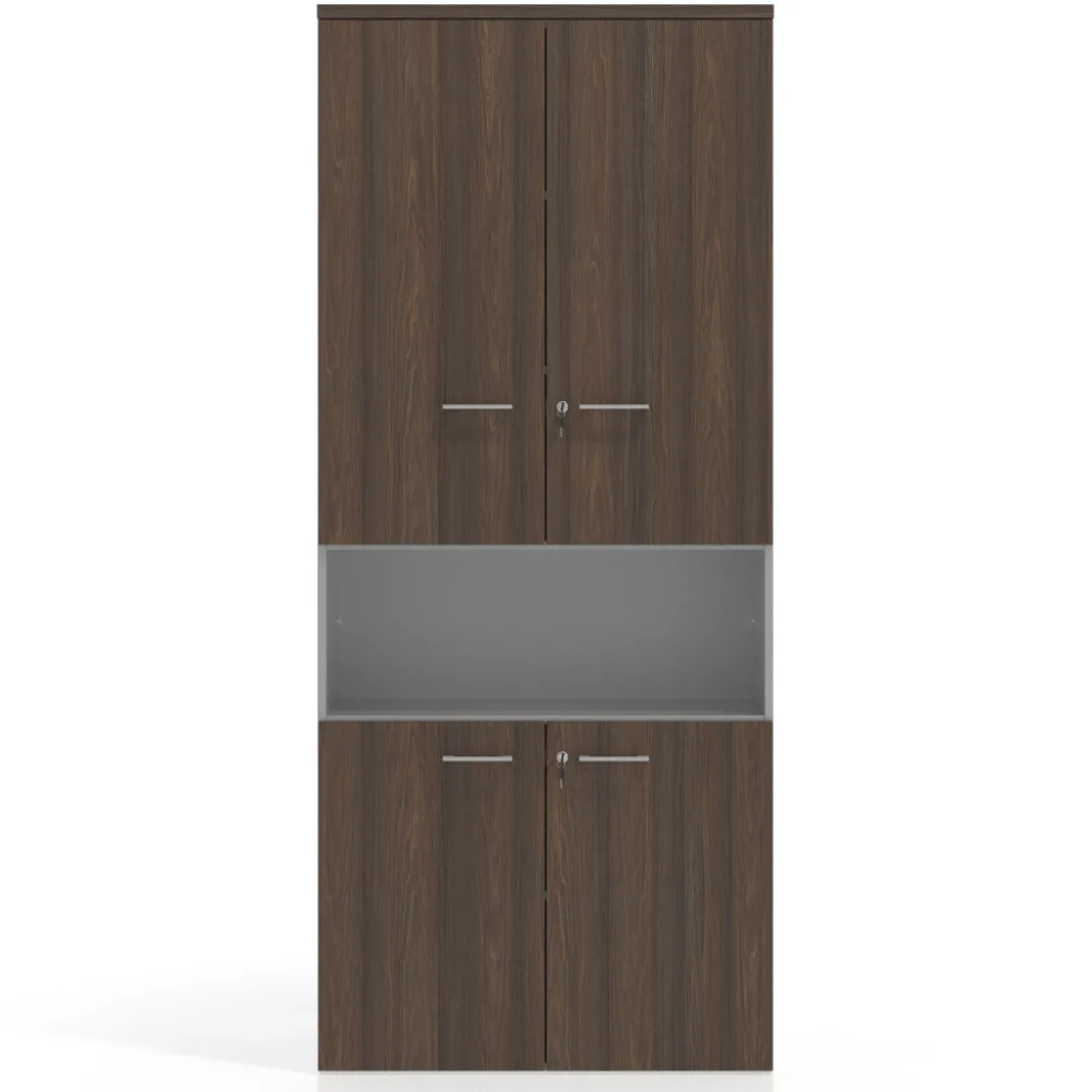 Armario de oficina Colors con doble puerta, medida 236x100