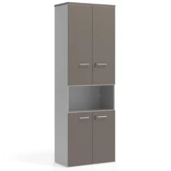 Armario de oficina Colors con doble puerta, medida 236x80