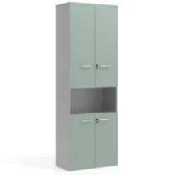 Armario de oficina Colors con doble puerta, medida 236x80