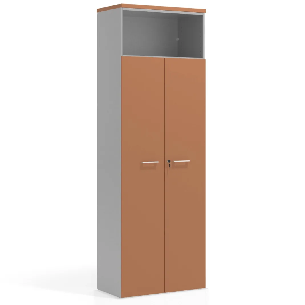 Armario de oficina Colors con puerta+ repisa, medida 236x80