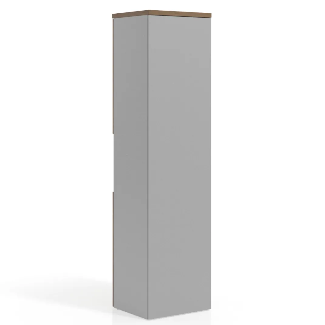 Armario de oficina Colors con doble puerta mediana, medida 193x50