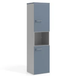Armario de oficina Colors con doble puerta mediana, medida 193x50