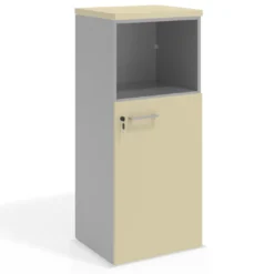 Armario de oficina Colors, medida 116x50 con puerta auxiliar