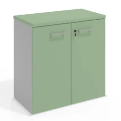 Armario de oficina Colors, medida 78x80 con puertas