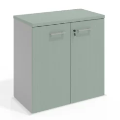 Armario de oficina Colors, medida 78x80 con puertas