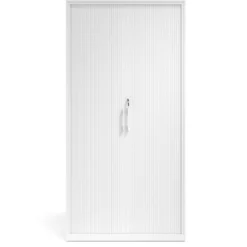 Armario de persiana Strong 185x92cm, estructura blanca