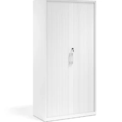 Armario de persiana Strong 185x92cm, estructura blanca