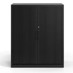 Armario de persiana Strong 109x92cm, estructura negro