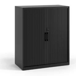 Armario de persiana Strong 109x92cm, estructura negro