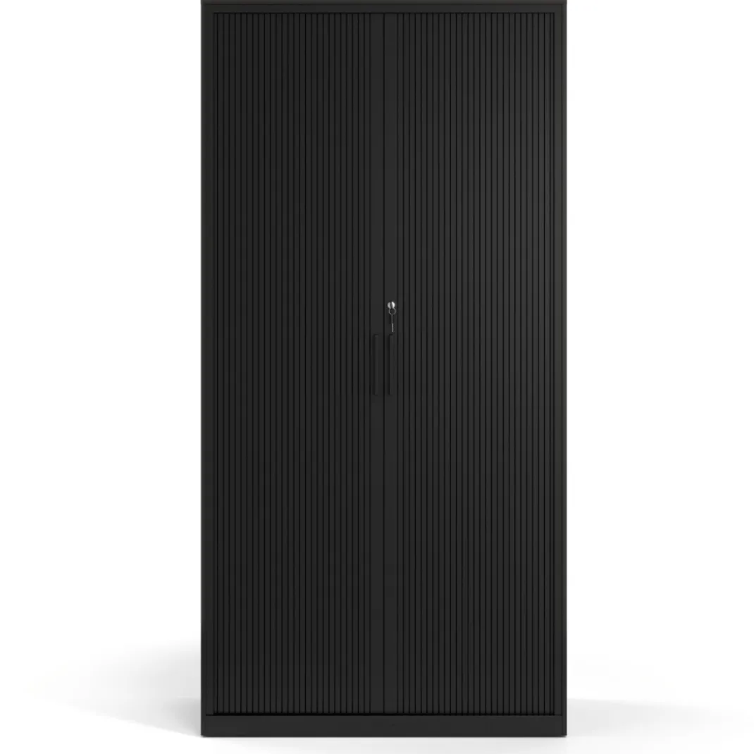 Armario de persiana Strong 185x92cm, estructura negro
