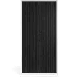 Armario de persiana Strong 185x92cm, estructura blanca