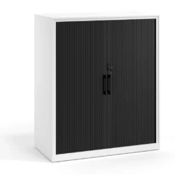 Armario de persiana Strong 109x92cm, estructura blanca