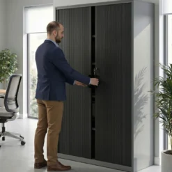 Armario de persiana Strong 185x120cm, estructura aluminio
