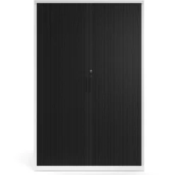 Armario de persiana Strong 185x120cm, estructura blanca