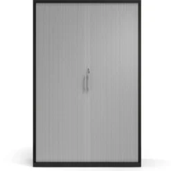 Armario de persiana Strong 185x120cm, estructura negro