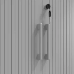 Armario de persiana Strong 185x120cm, estructura negro