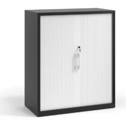 Armario de persiana Strong 109x92cm, estructura negro