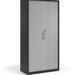 Armario de persiana Strong 185x92cm, estructura negro