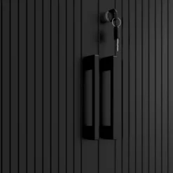Armario de persiana Strong 185x120cm, estructura negro
