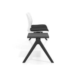 Bancada Sala de Espera Nexus 2 asientos + mesa, pata nylon