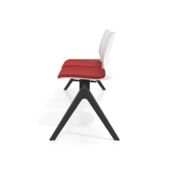 Bancada Sala de Espera Nexus 2 asientos + mesa, pata nylon