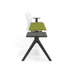 Bancada Sala de Espera Nexus 3 asientos + mesa, pata aluminio nylon