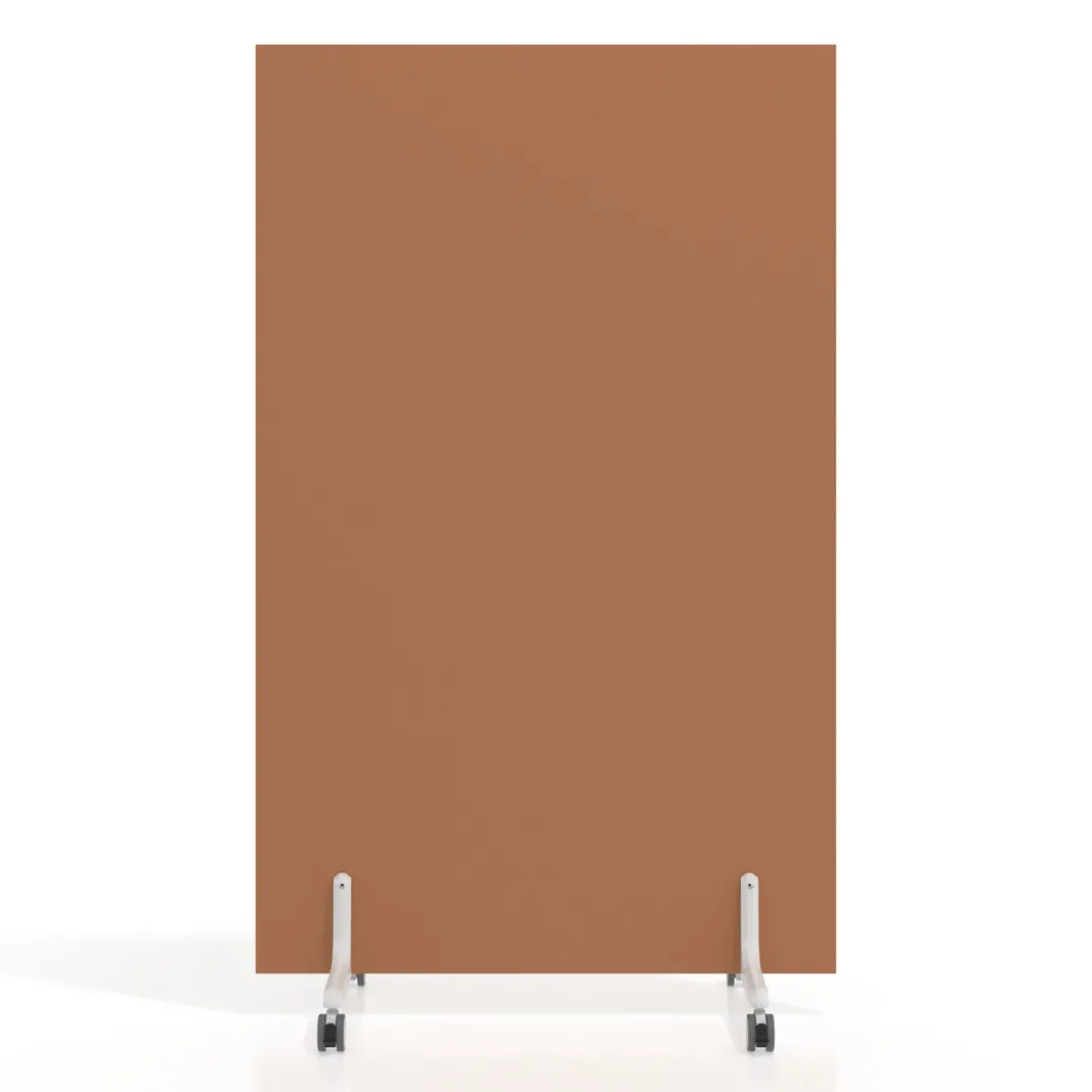 Biombo separador pared móvil Hover en melamina, posición vertical, ancho 100cm