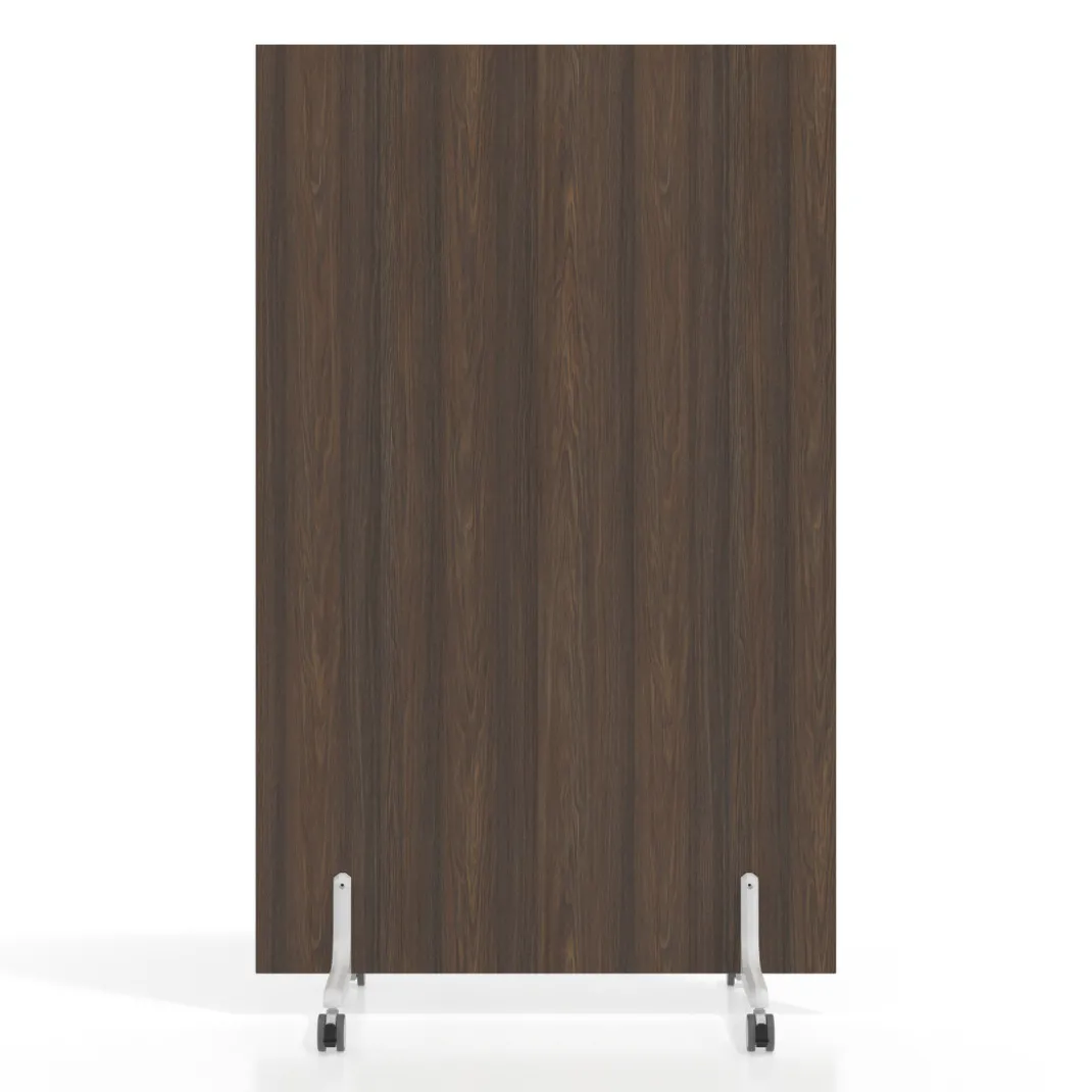 Biombo separador pared móvil Hover en melamina, posición vertical, ancho 100cm