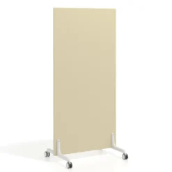 Biombo separador pared móvil Hover en melamina, posición vertical, ancho 80cm